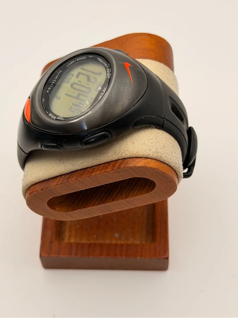Vintage Nike Triax HRM 15 Lap Watch, New Batteries, Very Good, Factory Sticker